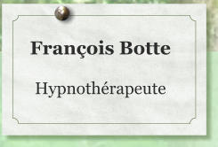 François Botte  Hypnothérapeute